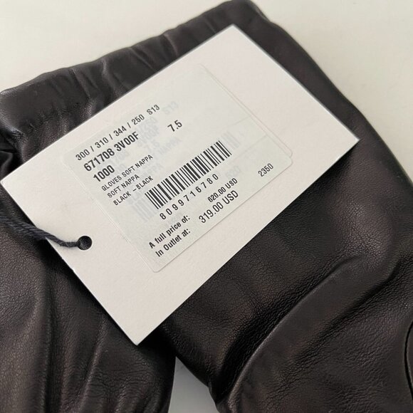 Bottega Veneta Womens Long Leather Gloves 671708, Small - Picture 9 of 12